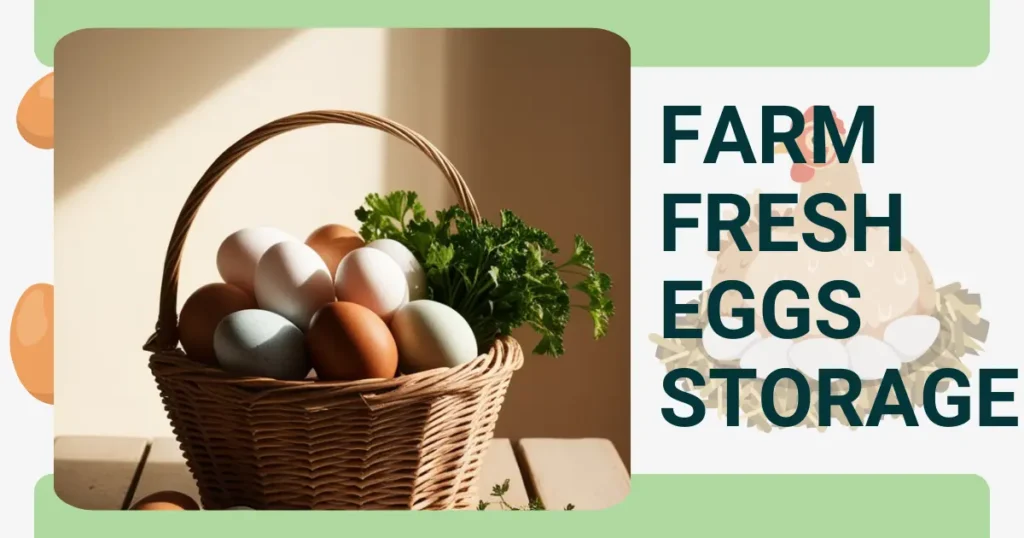 Farm Fresh Eggs Storage