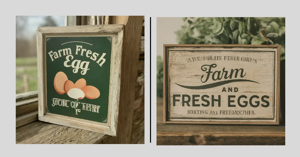 Importance of a Farm Fresh Eggs Sign