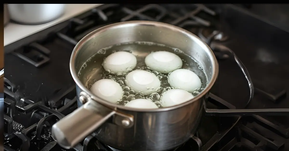 Boiling Duck Eggs