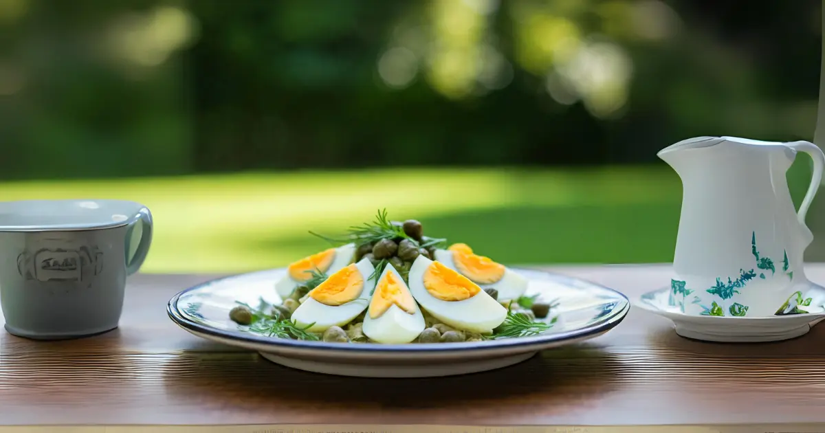 Preserved Duck Egg Salad