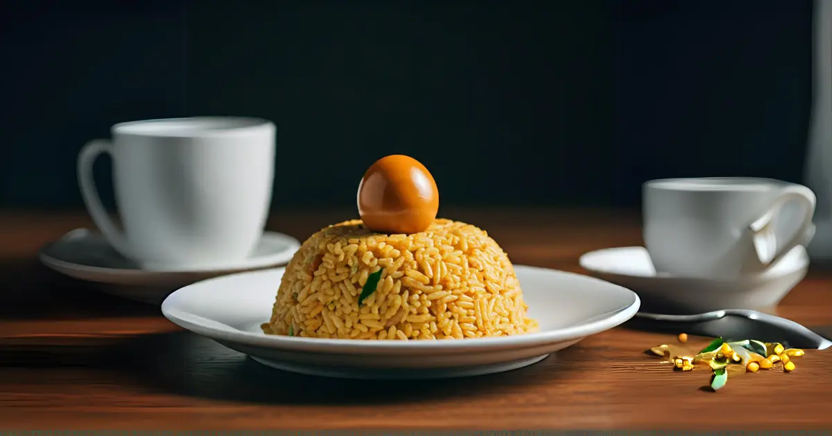 Fried Rice with Preserved Duck Egg