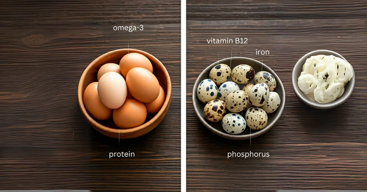 Quail Eggs vs Chicken Eggs