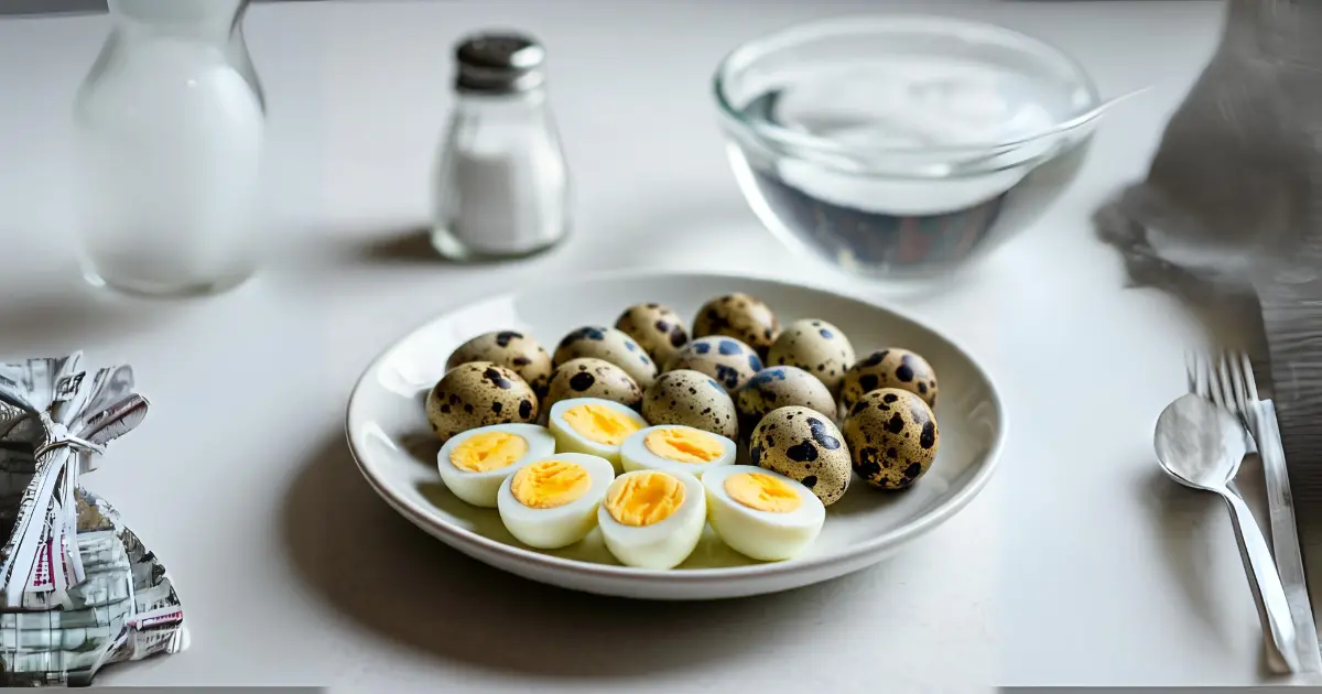 Hard Boiled Quail Eggs