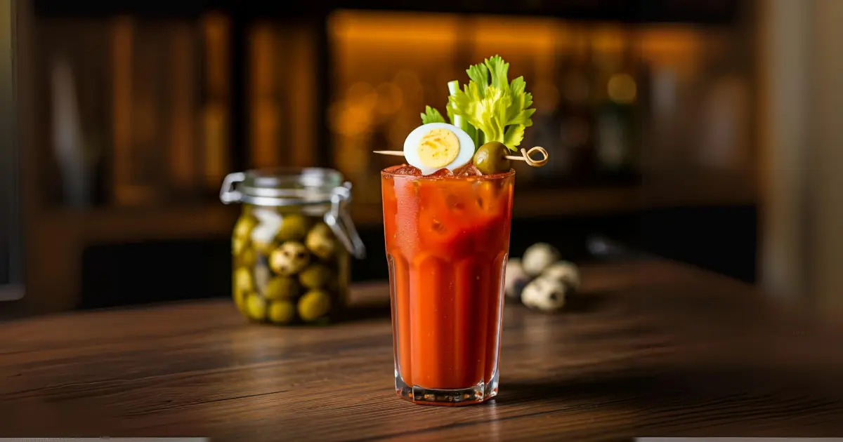 Pickled Quail Egg in Cocktails (Bloody Mary Garnish)