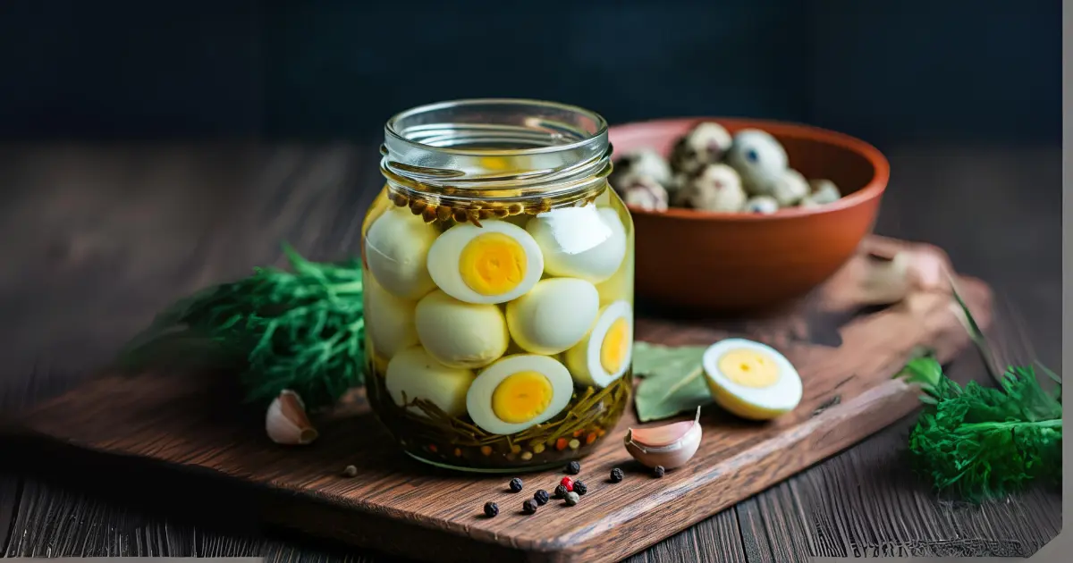 Pickled Quail Eggs