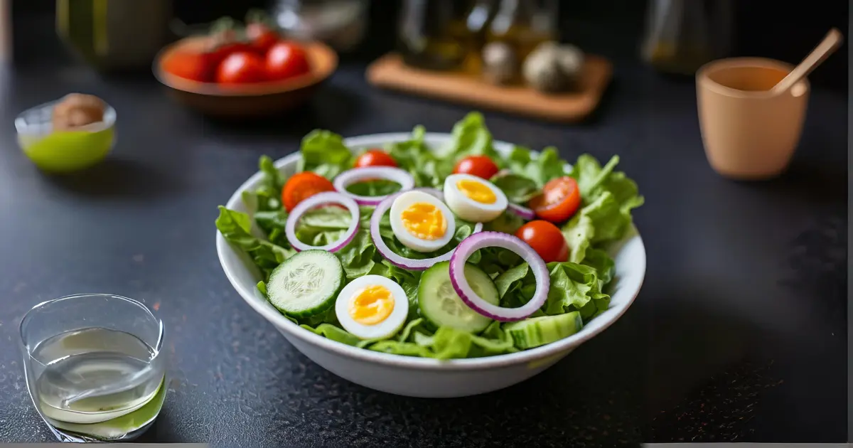 Quail Egg Salad