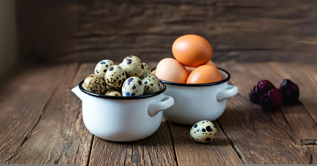 Quail Eggs vs. Chicken Eggs