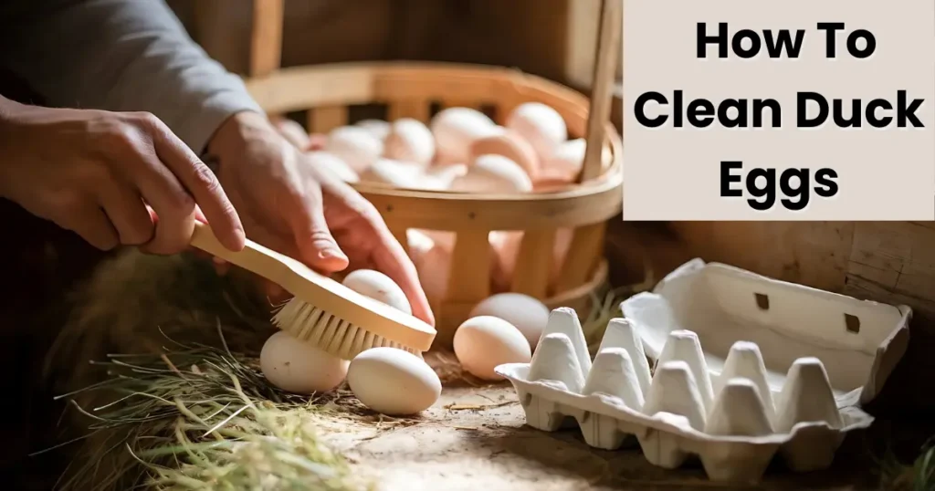 How to Clean Duck Egg